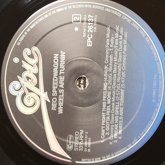 🇩🇪1984 REO SPEEDWAGON Album - Picture 9 of 11